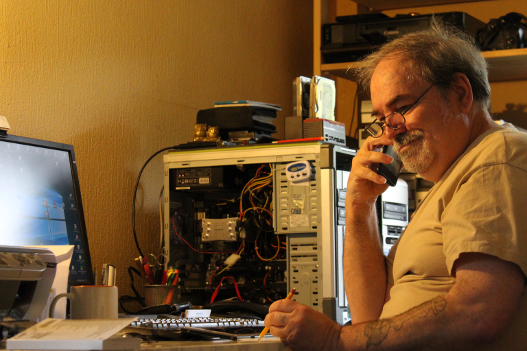 Peter in seinem Element